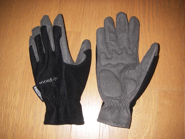 mont-bell windstopper glove